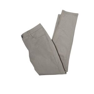 Vuori Meta Pant Slim Fit 30 Khaki Performance Travel Golf Pants Athleisure *FLAW
